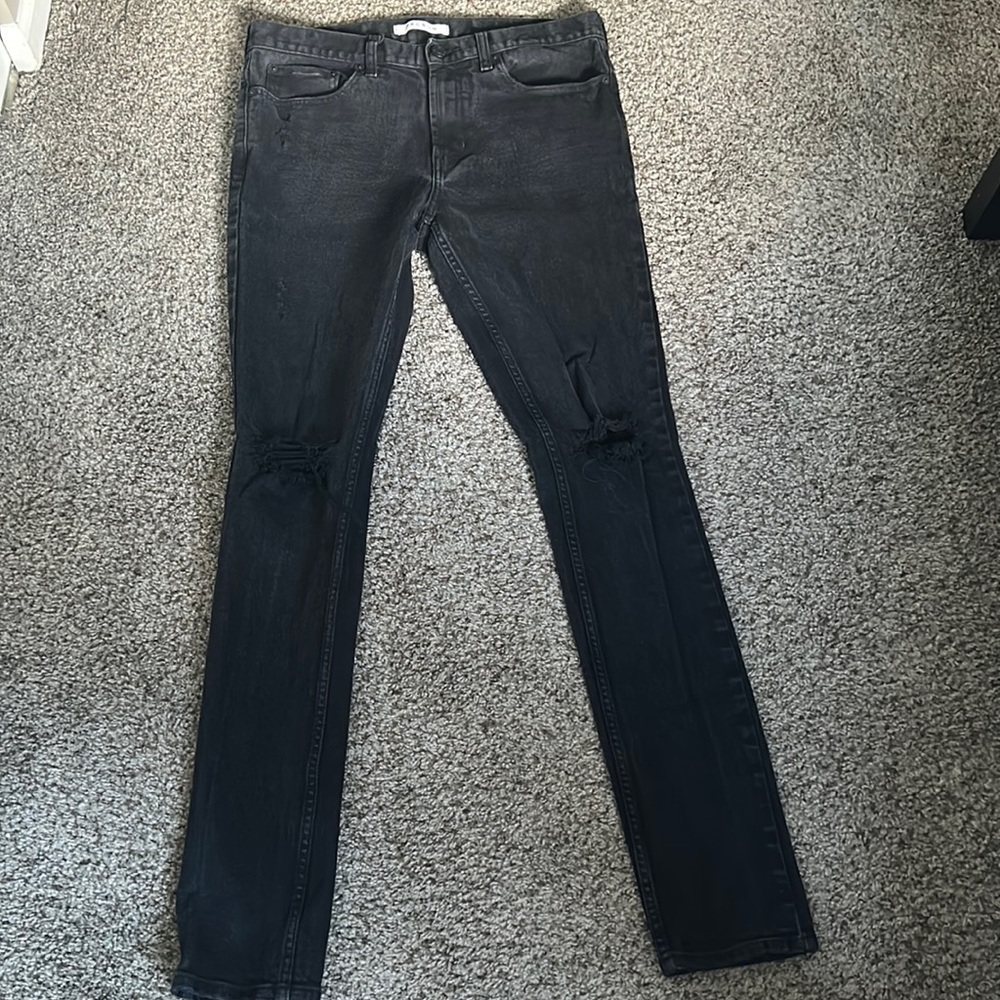 PacSun Dark Denim Jeans Size 32x34 Stacked Skinny